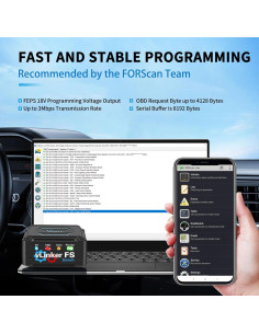 Escáner OBD2 Bluetooth vLinker FS para iOS, Android y Windows 2