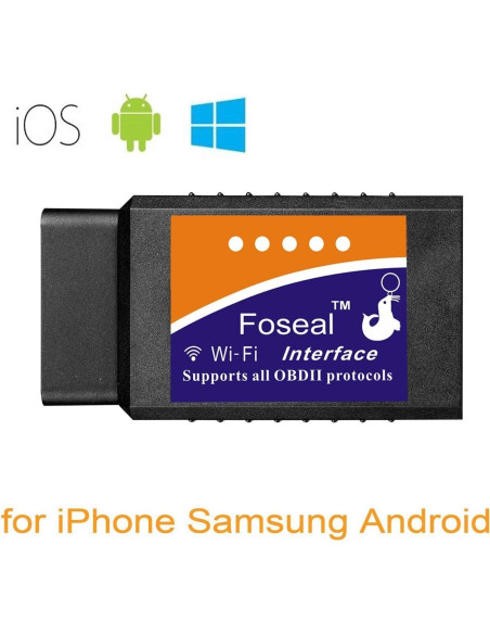 Escáner OBD2 Foseal Wifi para Diagnóstico de Automóviles