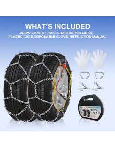 Cadenas de Nieve Universales URLINE KN120 para SUV y Camiones 2