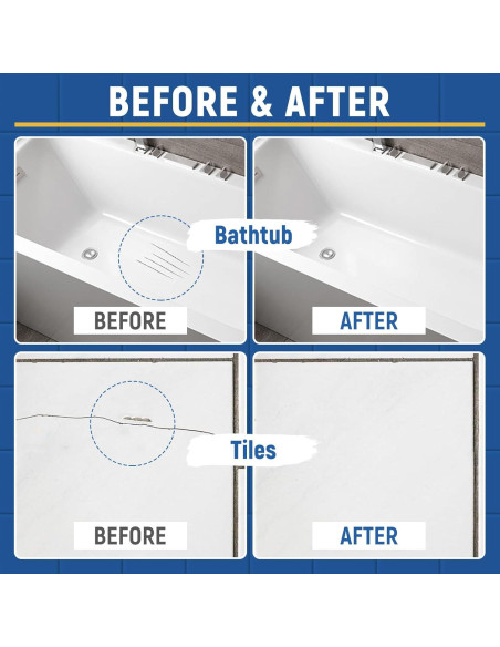 Kit de pintura blanca SENVEN para retoques de baño 3x45ml