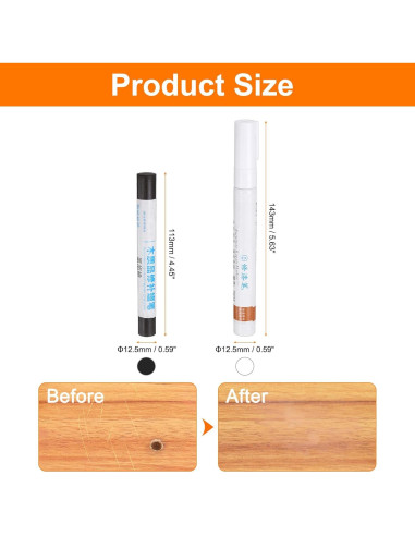 Kit de Reparación de Muebles de Madera Harfington - Marrón Oscuro