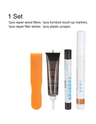 Kit de Reparación de Muebles de Madera Harfington - Marrón Oscuro