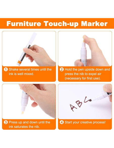 Kit de Reparación de Muebles de Madera Harfington - Marrón Oscuro