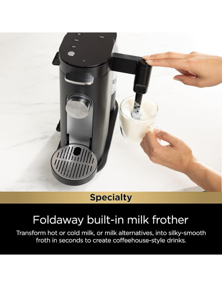 Cafetera Ninja PB051 con Espumador Integrado 177-710 ml