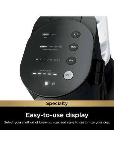 Cafetera Ninja PB051 con Espumador Integrado 177-710 ml