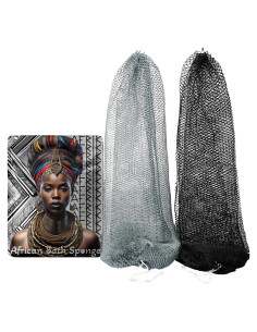 Esponja Exfoliante Africana AFRIKI 100% Nylon 2 Piezas