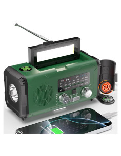 Radio Meteorológica de Emergencia PLOOHT con Batería 10000mAh