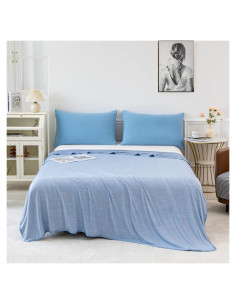 Manta Refrigerante MUKKA de Verano 127x152cm Azul Q-Max 0.4