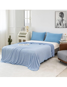 Manta Refrigerante MUKKA de Verano 127x152cm Azul Q-Max 0.4 2