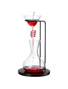 Juego de Decantador y Aerador Wine Tower The Wine Savant - 2250ml