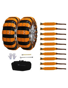 Cadenas de Nieve Universales AUTO HIGH SC00 165-265mm Doble Clavo