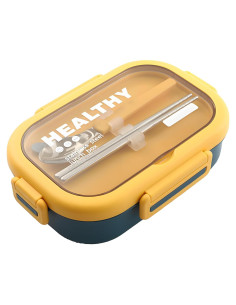 Caja de Almuerzo Ausenzup de Acero Inoxidable 800ml Azul