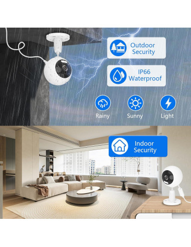 Cámara de Seguridad WiFi Guoanvision S700 1080p IP66