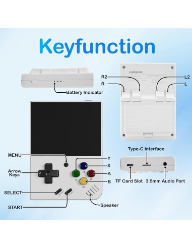 Miyoo Mini Plus Consola de Juegos Retro 64GB Pantalla IPS 3.5"