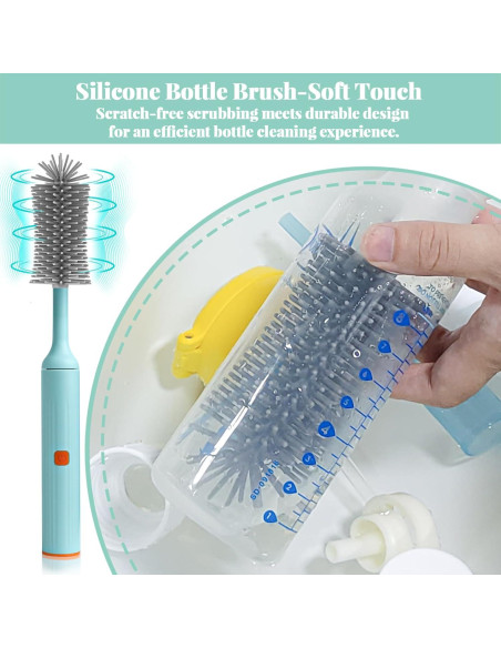 Cepillo eléctrico de limpieza Augensterm con 3 cepillos de silicona