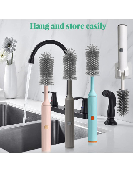 Cepillo eléctrico de limpieza Augensterm con 3 cepillos de silicona