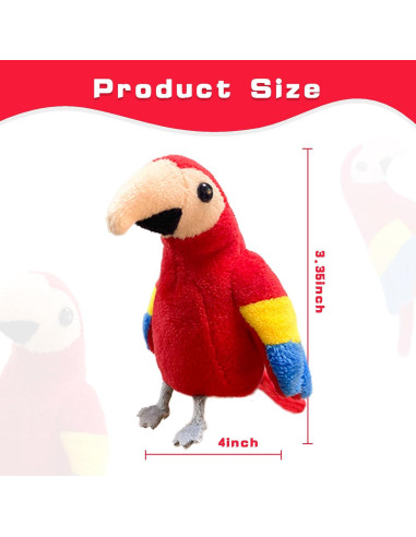 Juego de 6 Marionetas de Dedo de Pájaro JUSTQUNSEEN