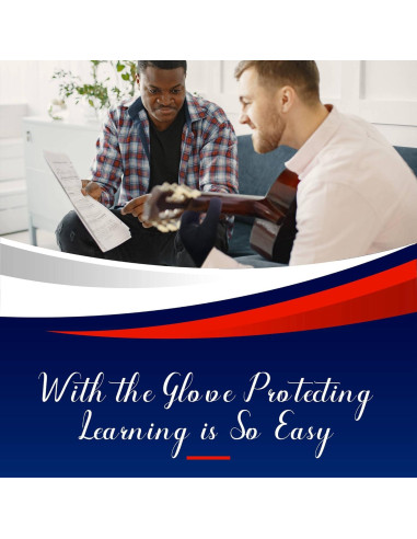 Guantes Protectores para Guitarristas Rhinos Talla M Gris