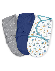SwaddleMe Swaddle Original 100% Algodón 3-6 Meses Paquete de 3