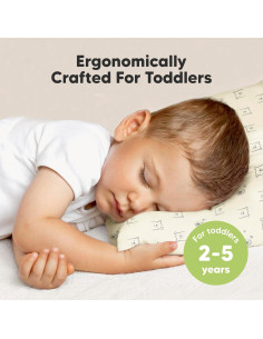 KeaBabies Almohadas para Niños 2-Pack 33x46 cm Algodón Orgánico 2