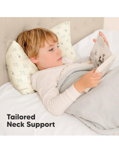 KeaBabies Almohadas para Niños 2-Pack 33x46 cm Algodón Orgánico