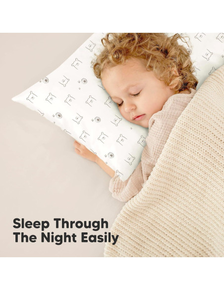 KeaBabies Almohadas para Niños 2-Pack 33x46 cm Algodón Orgánico