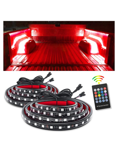 Kit de Tiras de Luz RGB Nilight TL-31 para Cama de Camión 2 Pcs
