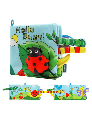 Libro Suave de Tela GKDOMS para Bebés 0-18 Meses