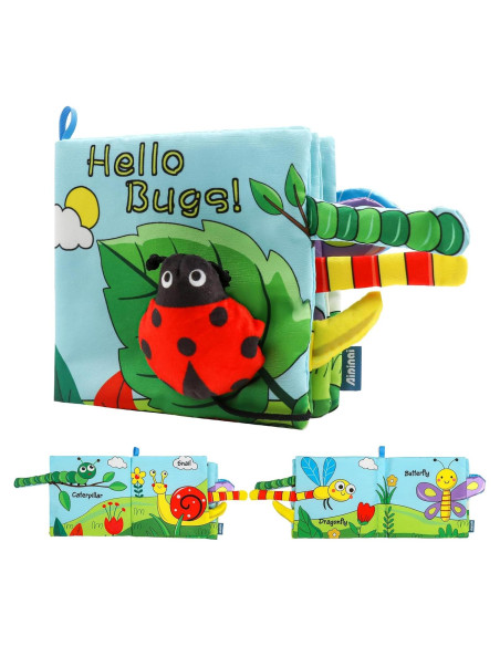 Libro Suave de Tela GKDOMS para Bebés 0-18 Meses