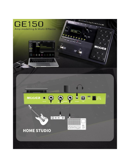 Pedal de Efectos MOOER GE150 para Guitarra Eléctrica