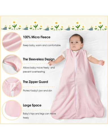 Saco de Dormir para Bebés PHF 3 Pack Microforro 0-6 Meses