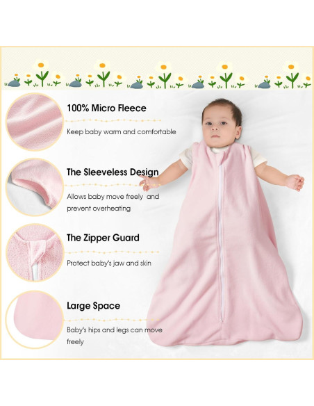 Saco de Dormir para Bebés PHF 3 Pack Microforro 0-6 Meses