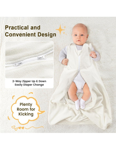 Saco de Dormir para Bebés PHF 3 Pack Microforro 0-6 Meses