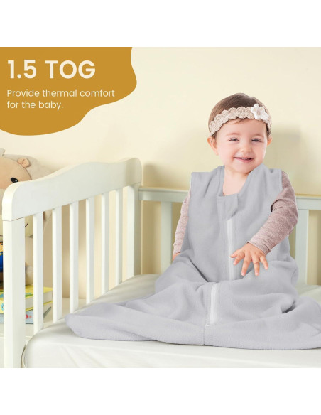 Saco de Dormir para Bebés PHF 3 Pack Microforro 0-6 Meses