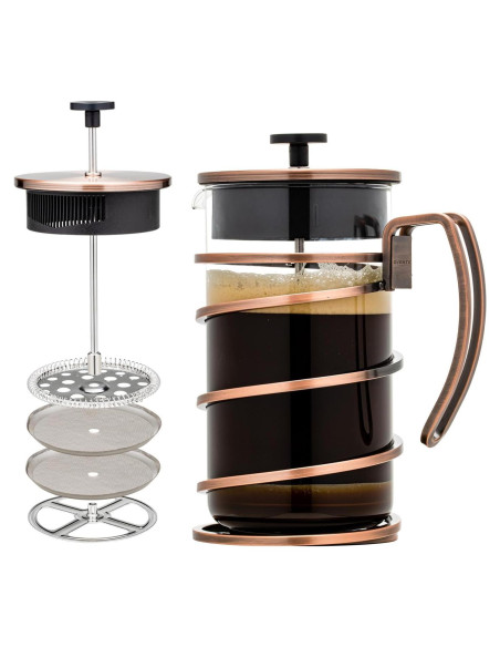 Cafetera Prensa Francesa OVENTE FSW34C 1L Acero Inoxidable