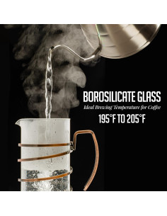 Cafetera Prensa Francesa OVENTE FSW34C 1L Acero Inoxidable 2