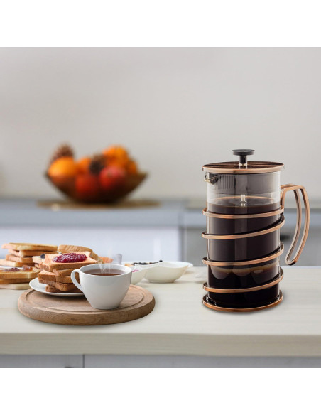 Cafetera Prensa Francesa OVENTE FSW34C 1L Acero Inoxidable