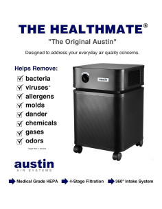Purificador de Aire Austin Air HealthMate B400 - 4 Etapas, Negro 2
