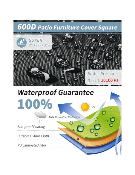 Cubierta Impermeable para Muebles Exteriores BRUXOLAY 162x132cm
