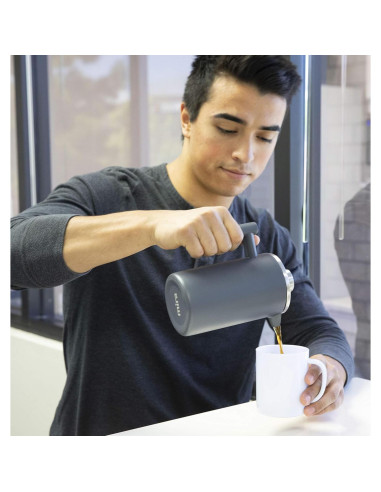 Prensa Francesa Aislada MIRA 20 oz Acero Inoxidable Azul