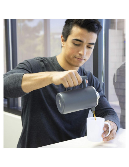 Prensa Francesa Aislada MIRA 20 oz Acero Inoxidable Azul