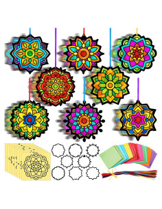 Kit de Manualidades MotiMind 32 Atrapas Luz Mandala DIY