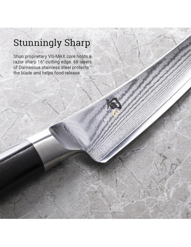 Cuchillo de Deshuesar Shun Classic 15.24 cm Acero Damasco