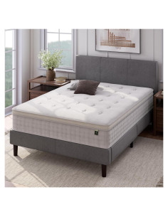 Colchón Híbrido ZINUS Euro Top 30 cm Individual Alivio Presión