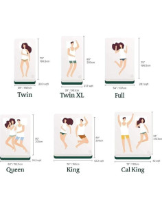 Colchón Híbrido ZINUS Euro Top 30 cm Individual Alivio Presión 2