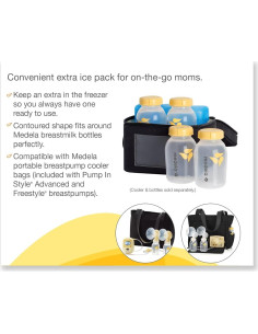 Paquete de Hielo Medela para Leche Materna - Contorneado 1 Unidad 2