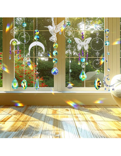 Kit de Manualidades Geelin 400 Piezas Suncatchers Cristal 2