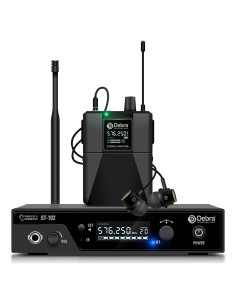 Sistema Inalámbrico Estéreo UHF D Debra ST-102 con Bodypack