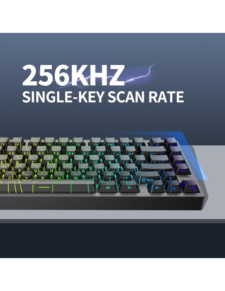 Teclado Mecánico IROK MG75PRO 81 Teclas Interruptor Magnético