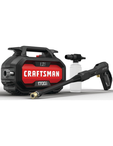 Lavadora a Presión Eléctrica Craftsman 1700 PSI + Manguera 5/8" x 50'